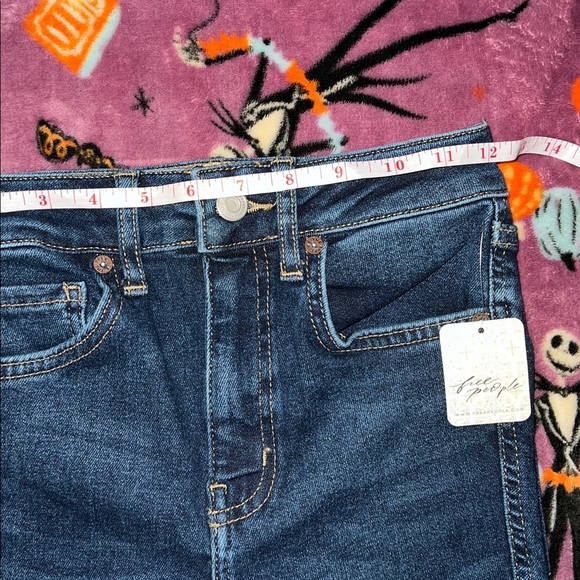 Free People 25 skinny color Blue Indigo - Picture 5 of 10